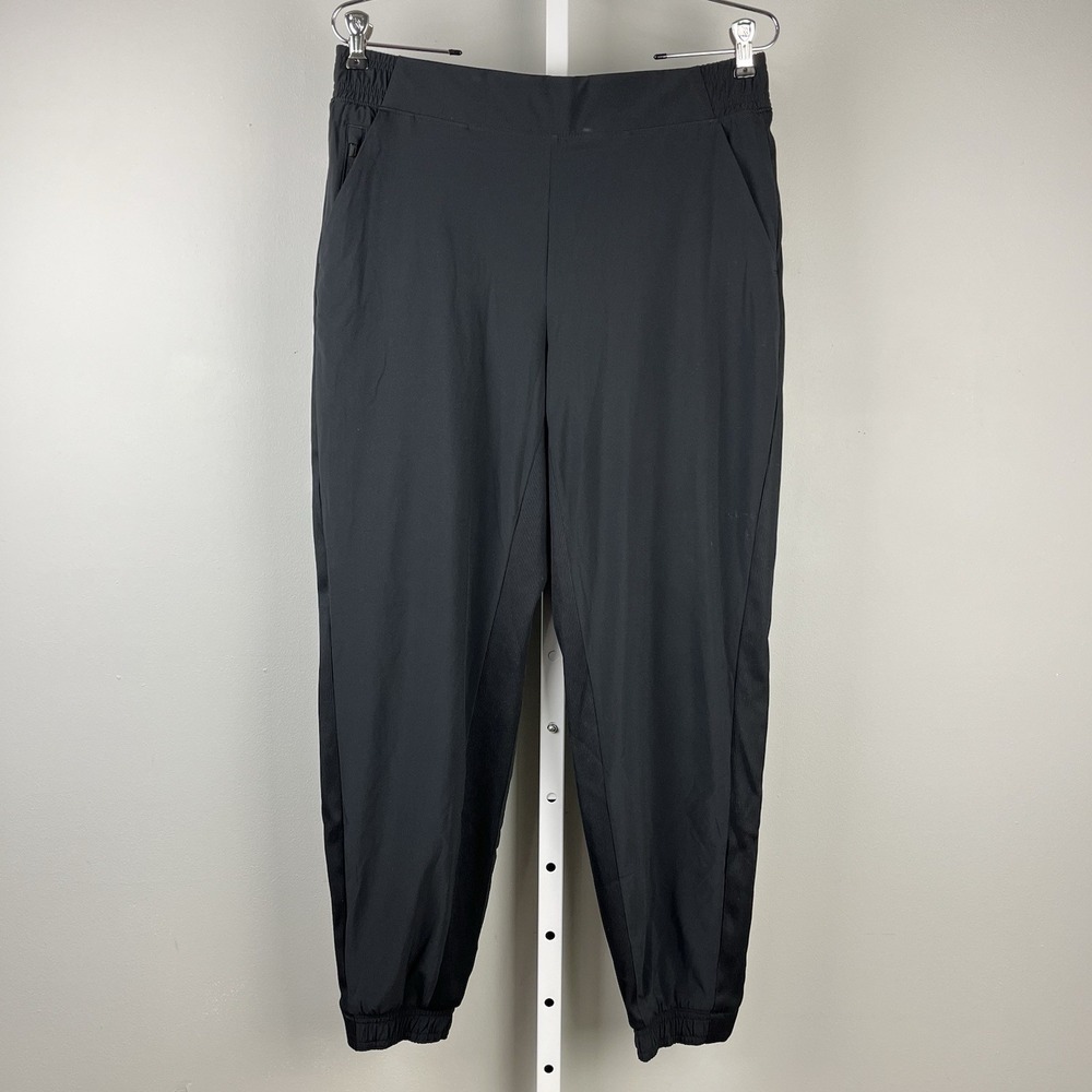 Athleta Brooklyn Lined Joggers Pants Womens 10 Black Athleisure Athletic Gym